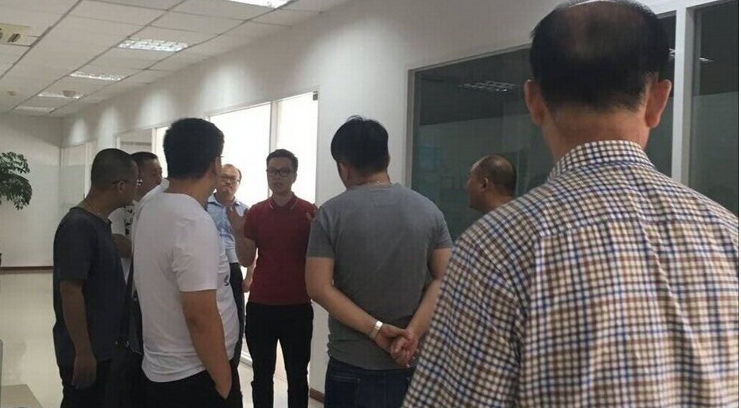 营口市招商局莅临我司参观指导工作